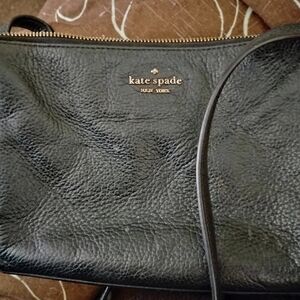 Kate Spade Textured Black Crossbody Bag